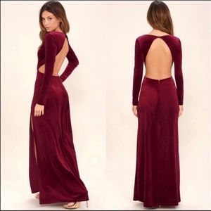 Lulu’s velvet dress NEW with tags